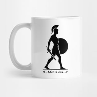 Achilles black art for greek lovers Mug